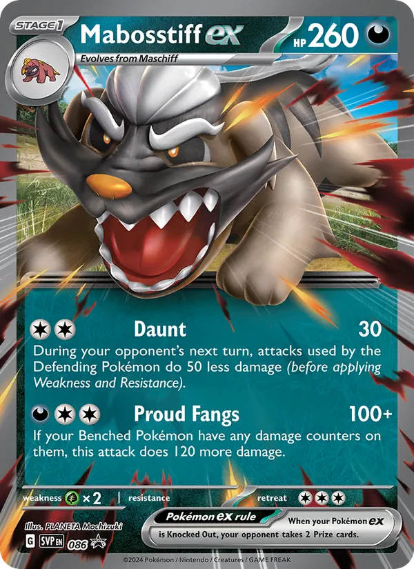 Mabosstiff ex 086 · SVP Black Star Promos