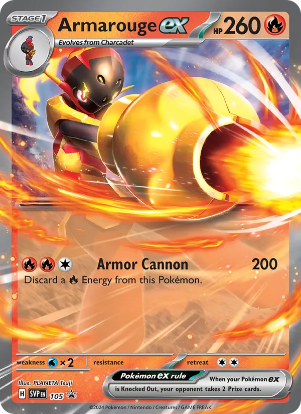 Armarouge ex 105 · SVP Black Star Promos