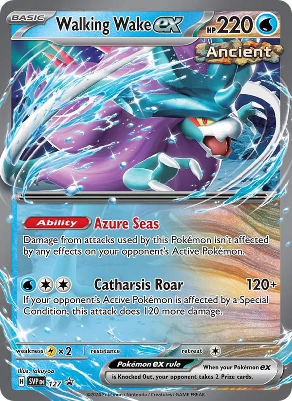 Walking Wake ex 127 · SVP Black Star Promos
