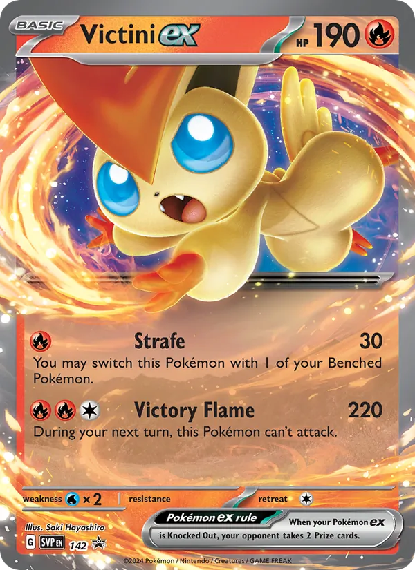 Victini ex 142 · SVP Black Star Promos