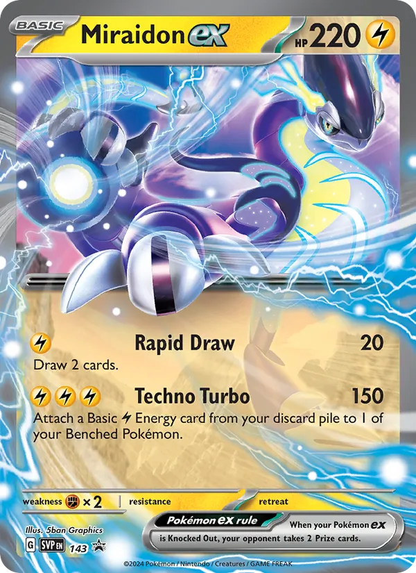 Miraidon ex 143 · SVP Black Star Promos