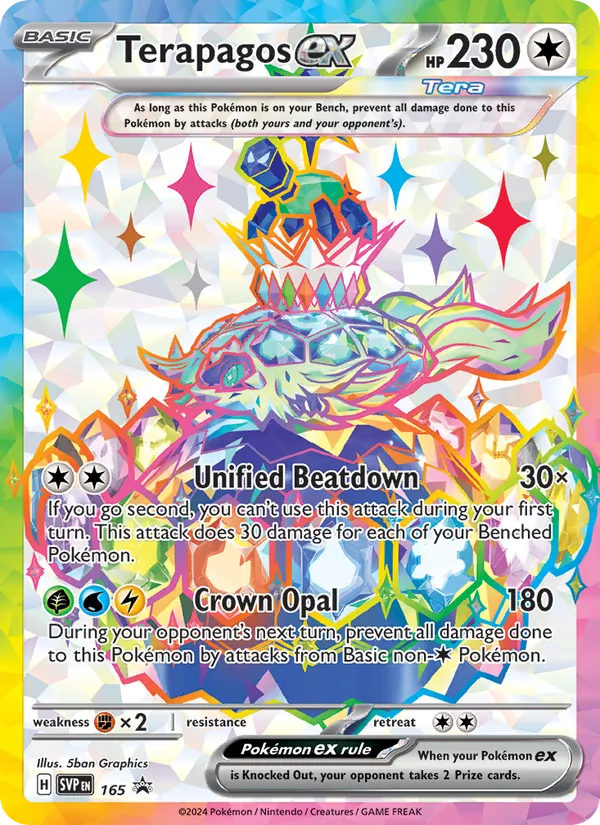Terapagos ex 165 · SVP Black Star Promos