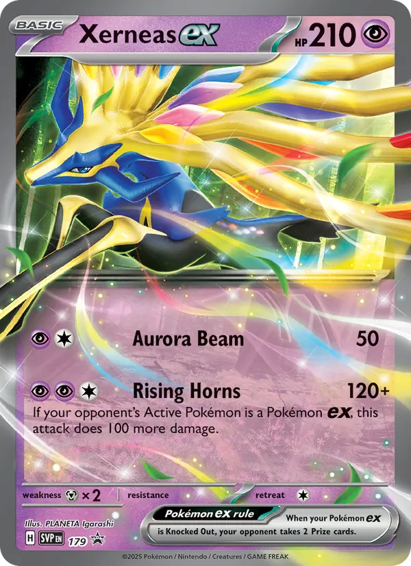 Xerneas ex 179 · SVP Black Star Promos