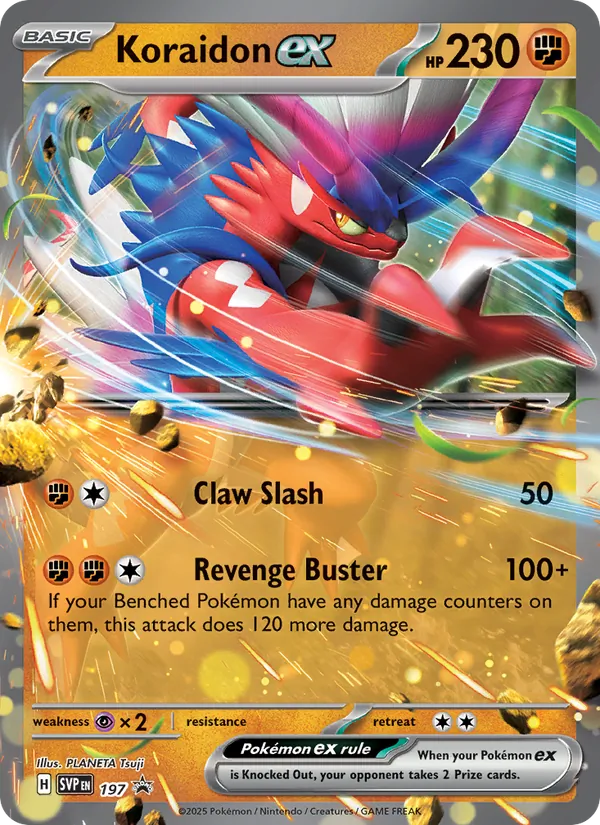 Koraidon ex 197 · SVP Black Star Promos