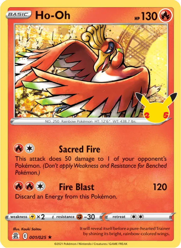 Ho-Oh 1 · Celebrations