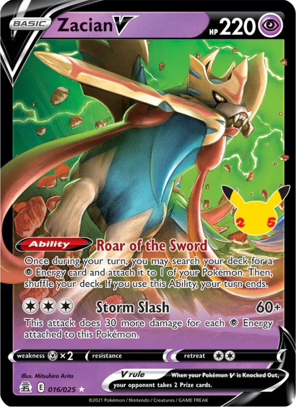 Zacian V 16 · Celebrations