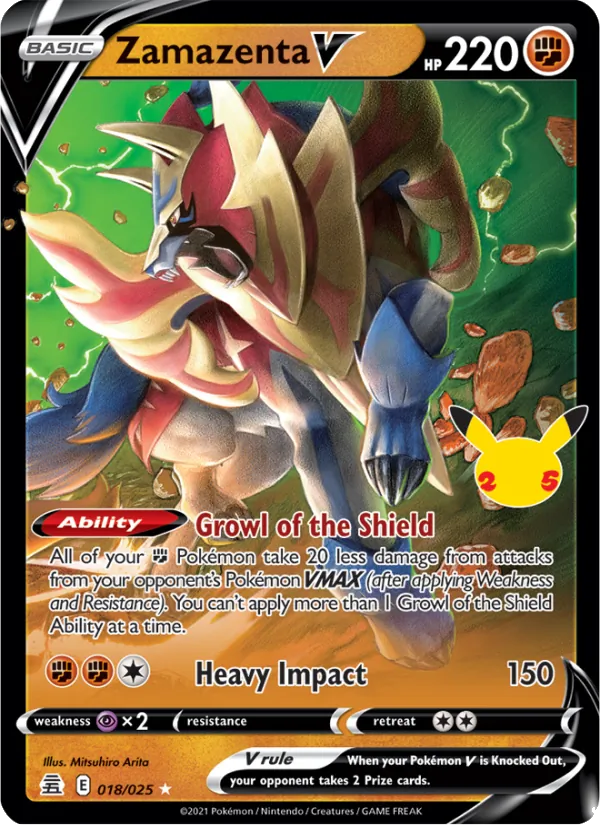 Zamazenta V 18 · Celebrations