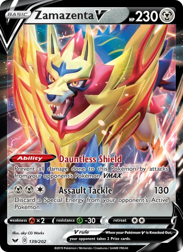 Zamazenta V 139 · Sword & Shield
