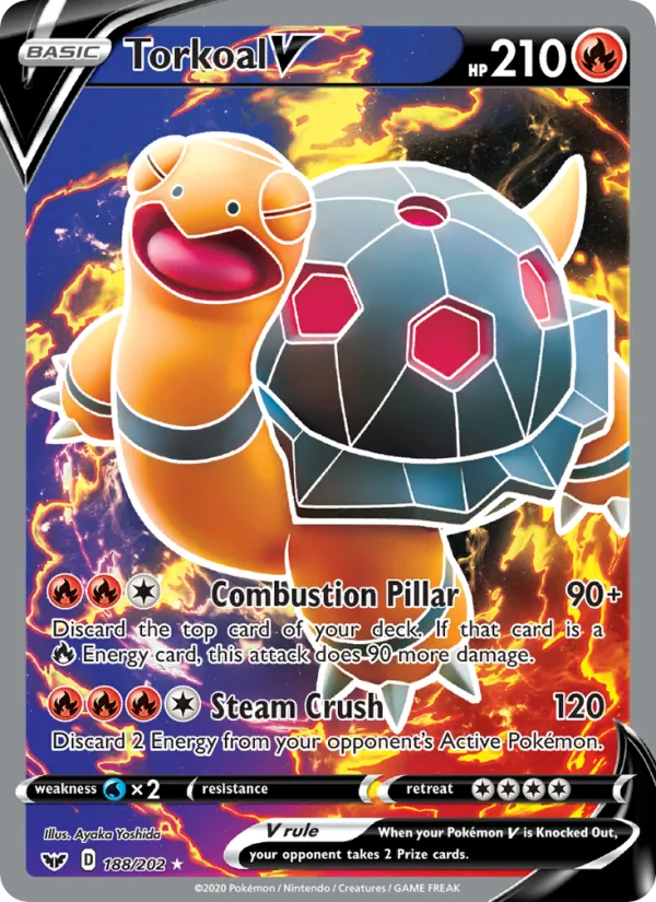Torkoal V 188 · Sword & Shield