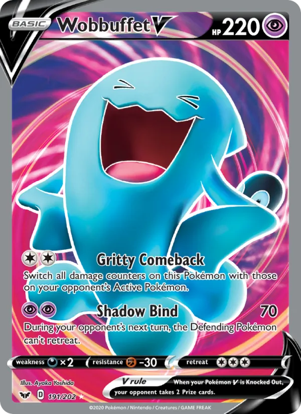 Wobbuffet V 191 · Sword & Shield