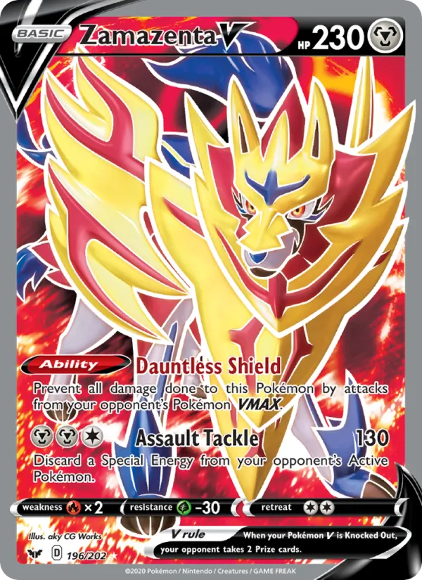 Zamazenta V 196 · Sword & Shield