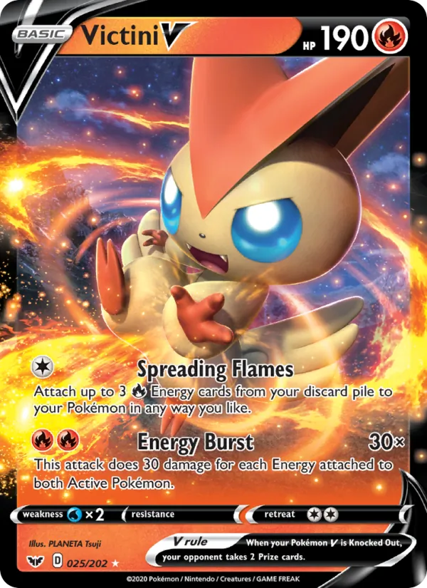 Victini V 25 · Sword & Shield