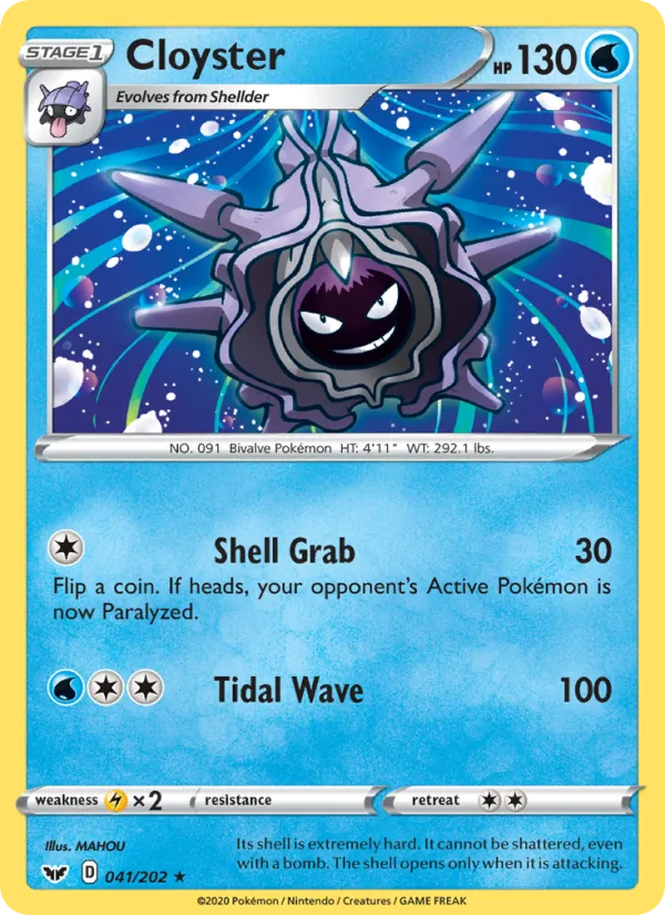 Cloyster 41 · Sword & Shield
