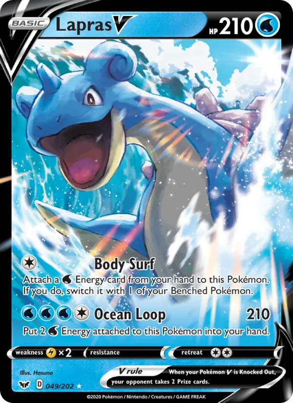Lapras V 49 · Sword & Shield