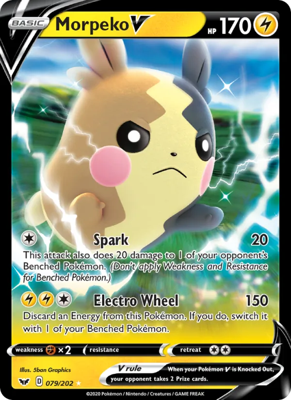 Morpeko V 79 · Sword & Shield