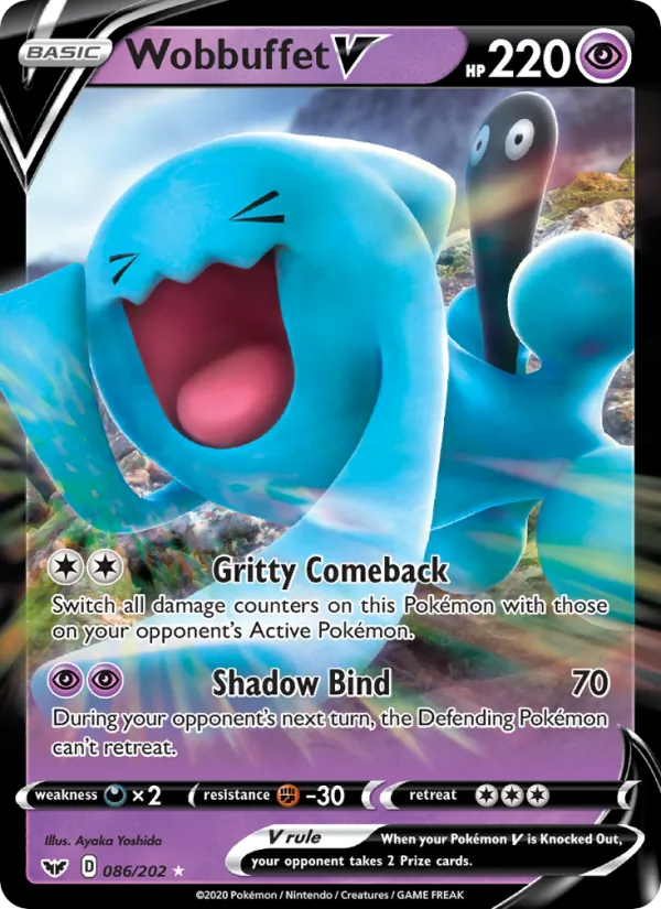 Wobbuffet V 86 · Sword & Shield