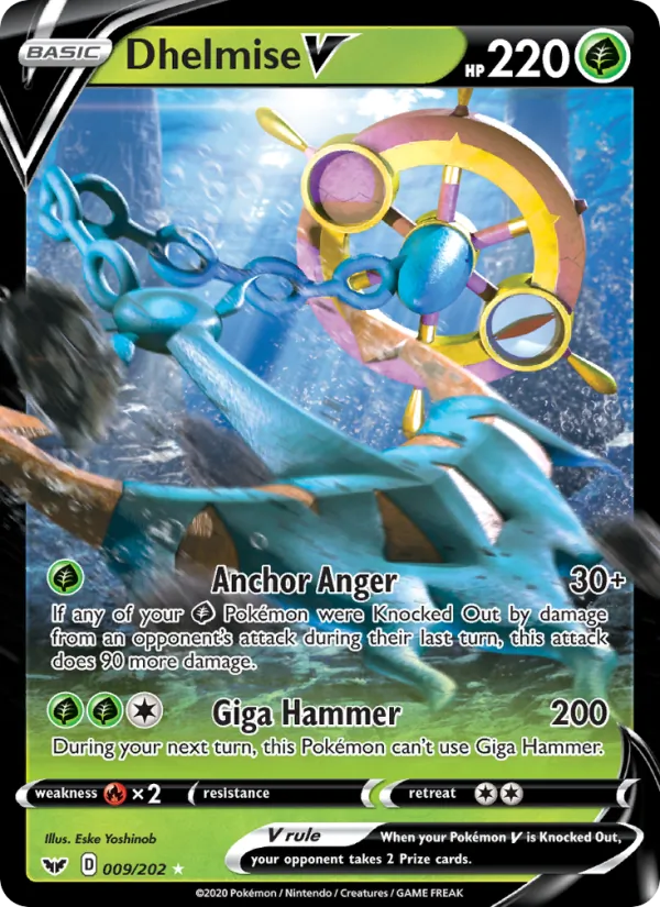 Dhelmise V 9 · Sword & Shield