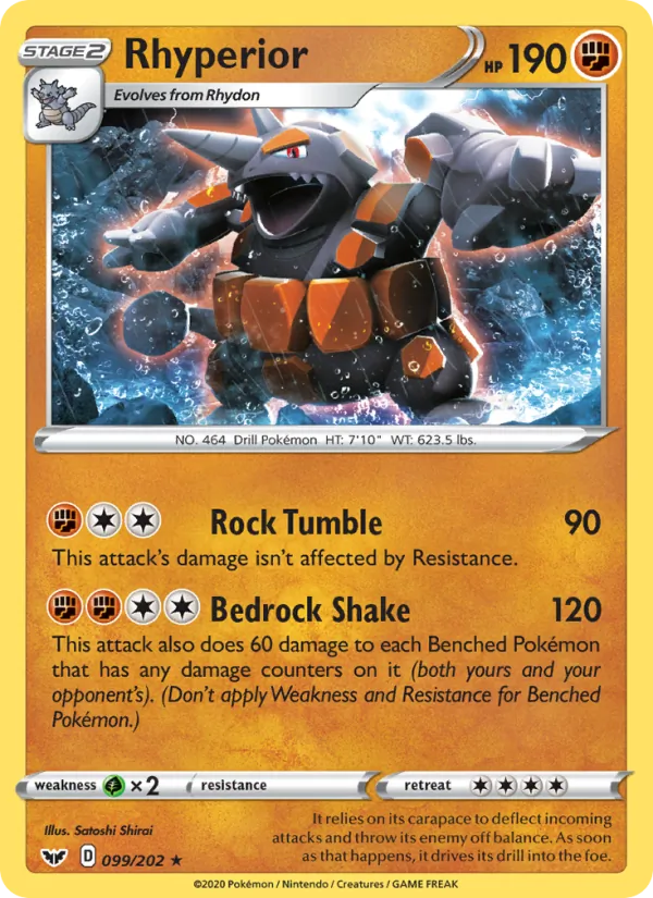 Rhyperior 99 · Sword & Shield