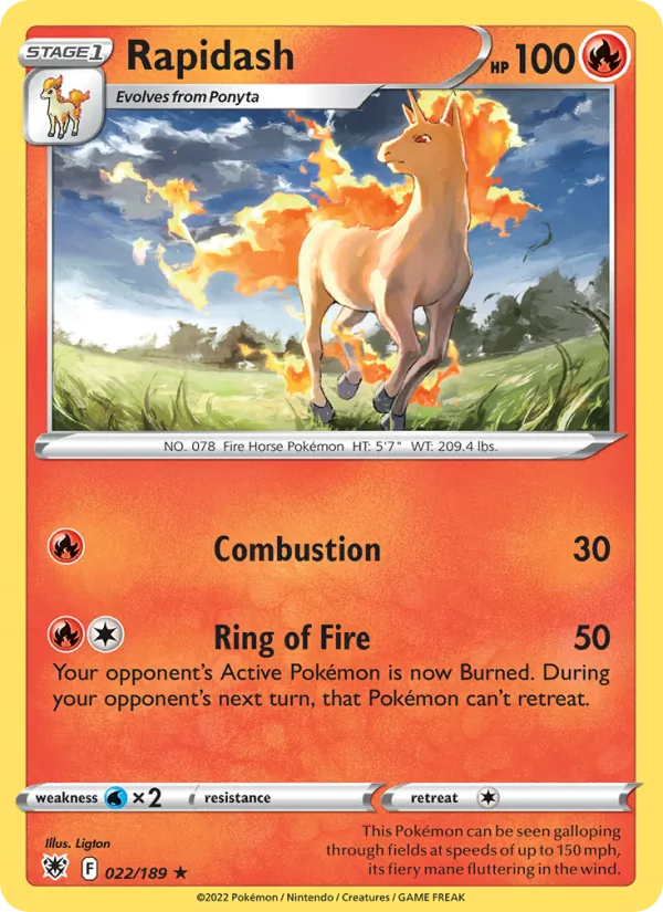 Rapidash 022 · Astral Radiance