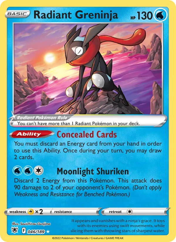 Radiant Greninja 046 · Astral Radiance
