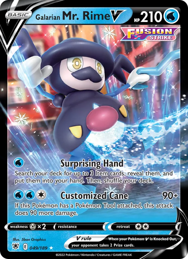 Galarian Mr. Rime V 049 · Astral Radiance