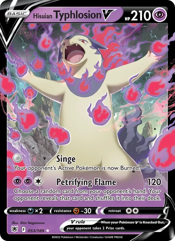 Hisuian Typhlosion V 053 · Astral Radiance