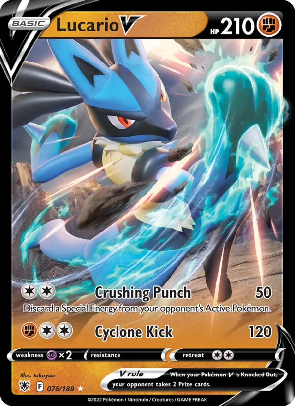Lucario V 078 · Astral Radiance