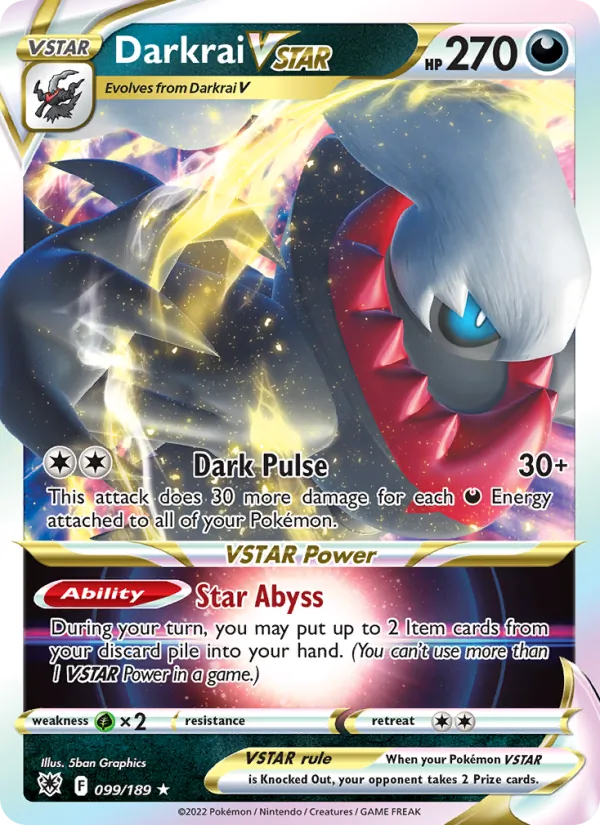 Darkrai VSTAR 099 · Astral Radiance