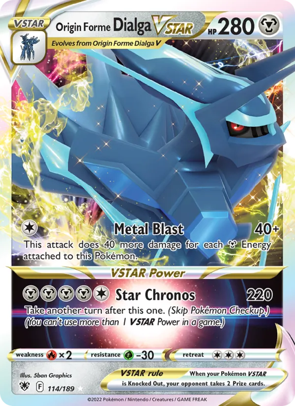 Origin Forme Dialga VSTAR 114 · Astral Radiance