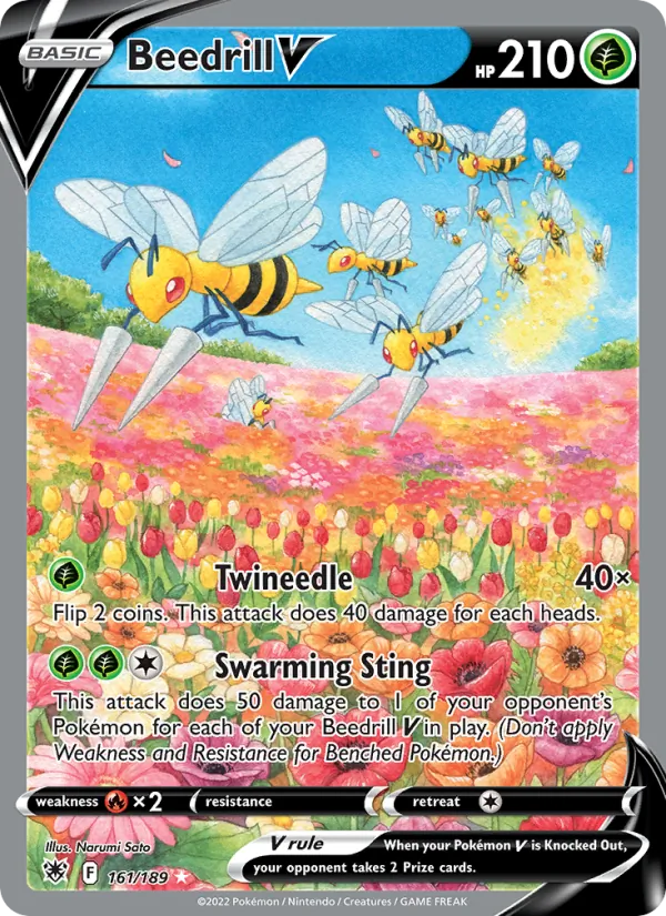 Beedrill V 161 · Astral Radiance