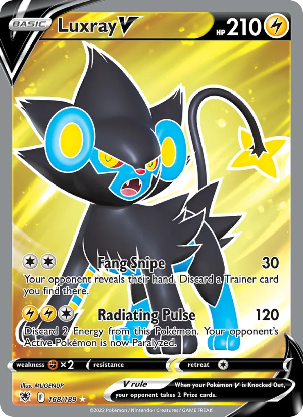 Luxray V 168 · Astral Radiance