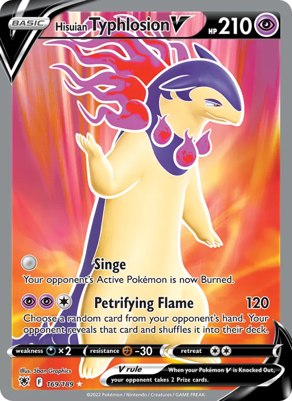Hisuian Typhlosion V 169 · Astral Radiance