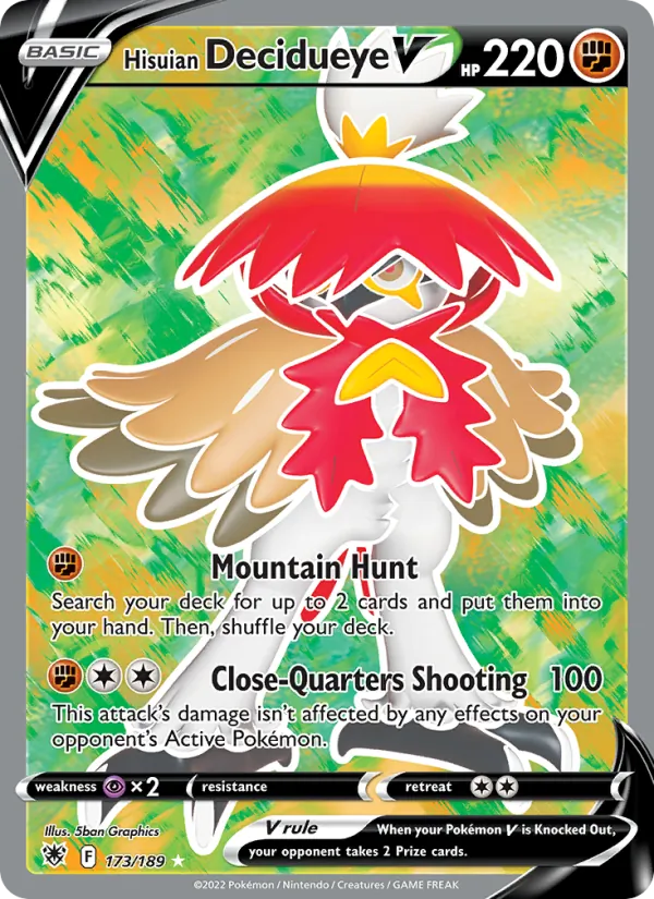 Hisuian Decidueye V 173 · Astral Radiance