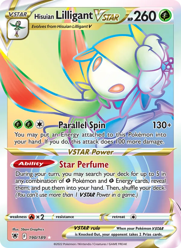 Hisuian Lilligant VSTAR 190 · Astral Radiance