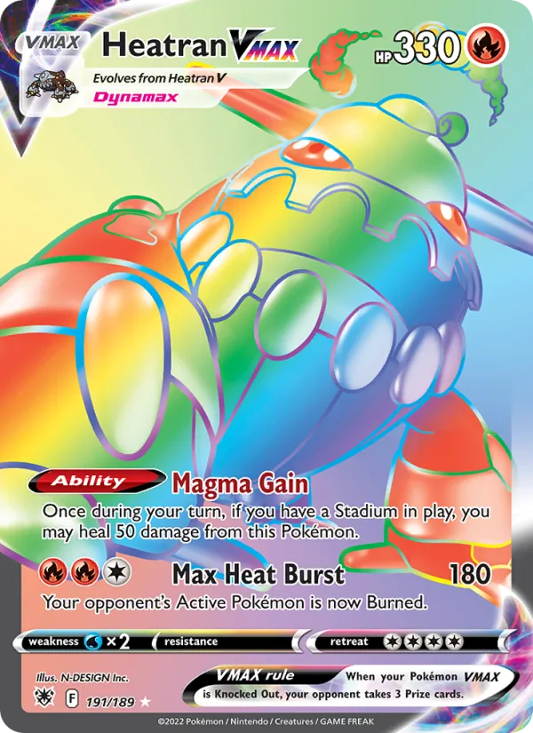 Heatran VMAX 191 · Astral Radiance