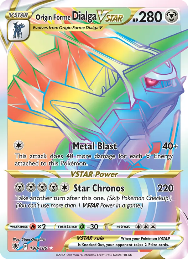 Origin Forme Dialga VSTAR 198 · Astral Radiance