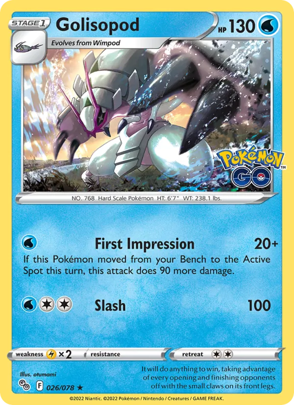 Golisopod 026 · Pokémon GO