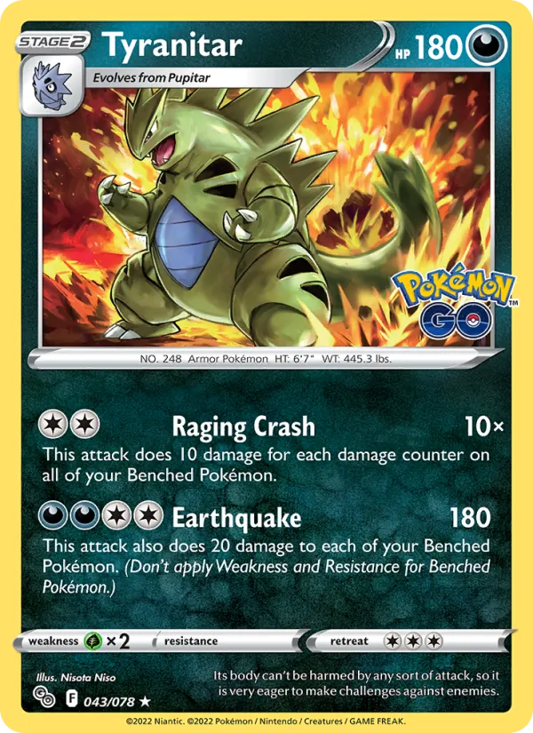 Tyranitar 043 · Pokémon GO