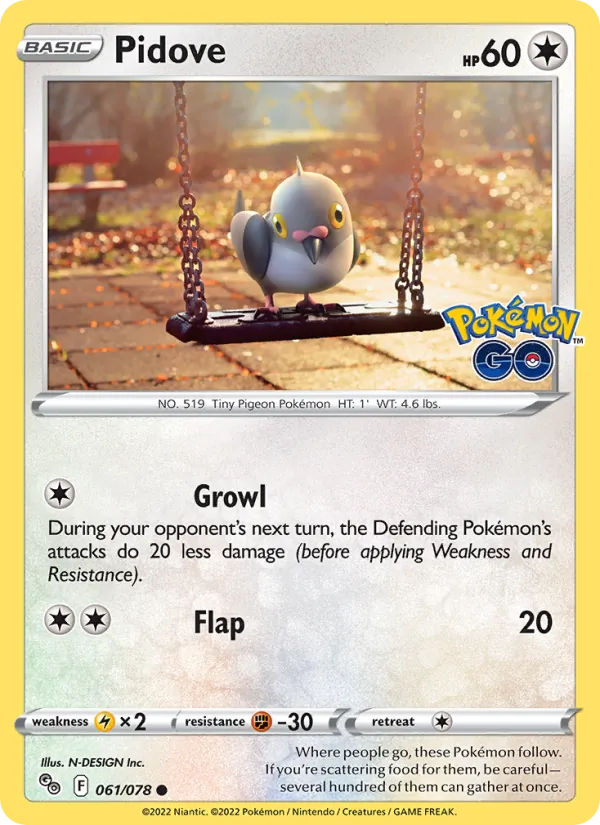 Pidove 061 · Pokémon GO