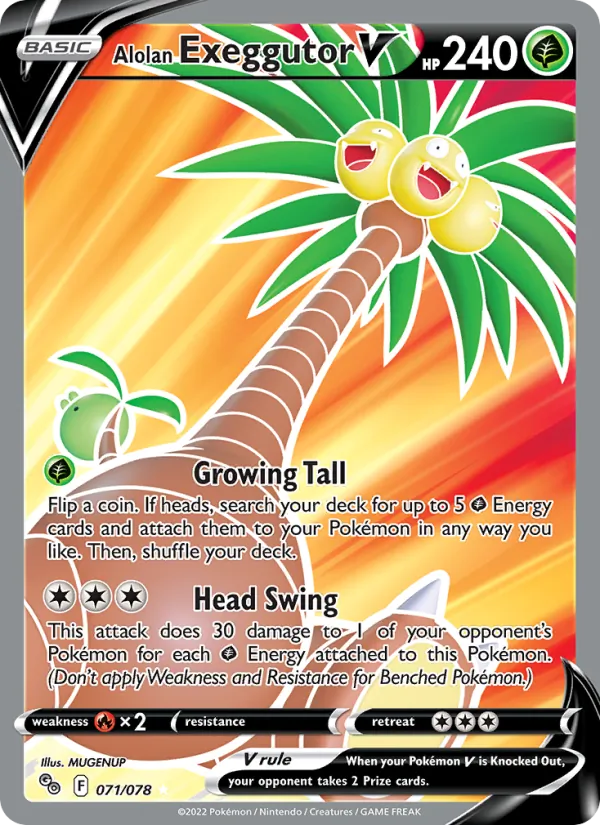 Alolan Exeggutor V 071 · Pokémon GO