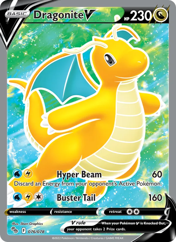 Dragonite V 076 · Pokémon GO