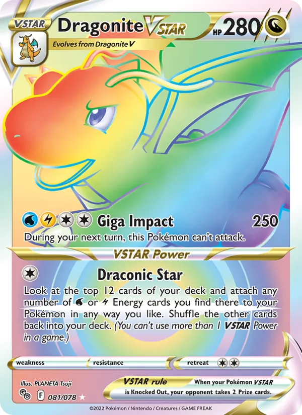 Dragonite VSTAR 081 · Pokémon GO