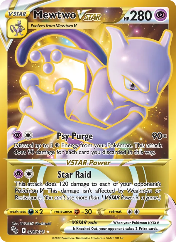 Mewtwo VSTAR 086 · Pokémon GO