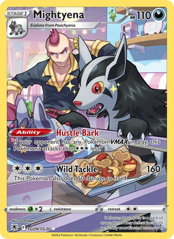 Mightyena TG09 · Astral Radiance Trainer Gallery