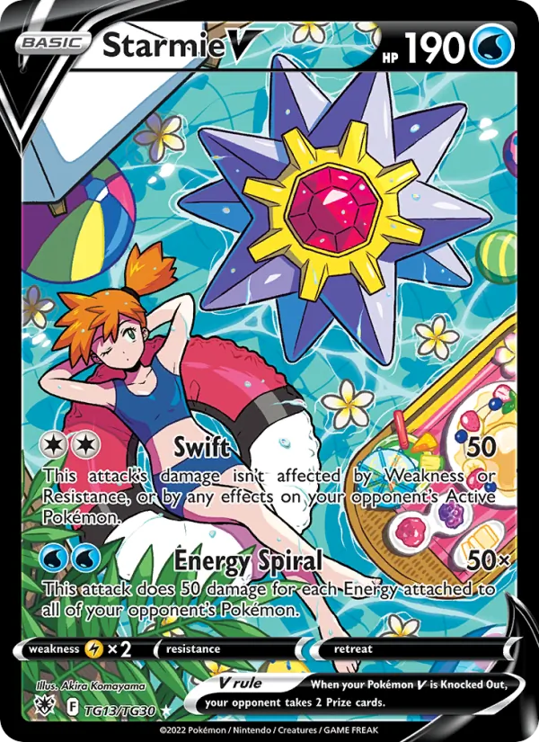 Starmie V TG13 · Astral Radiance Trainer Gallery