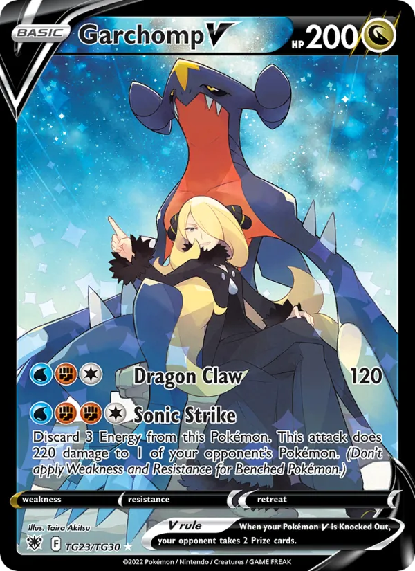 Garchomp V TG23 · Astral Radiance Trainer Gallery