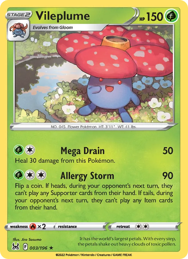 Vileplume 003 · Lost Origin