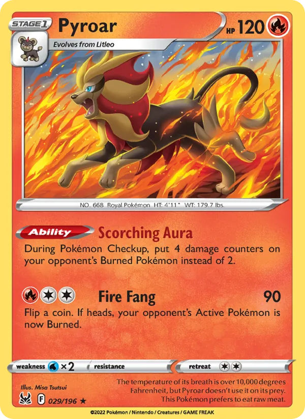 Pyroar 029 · Lost Origin
