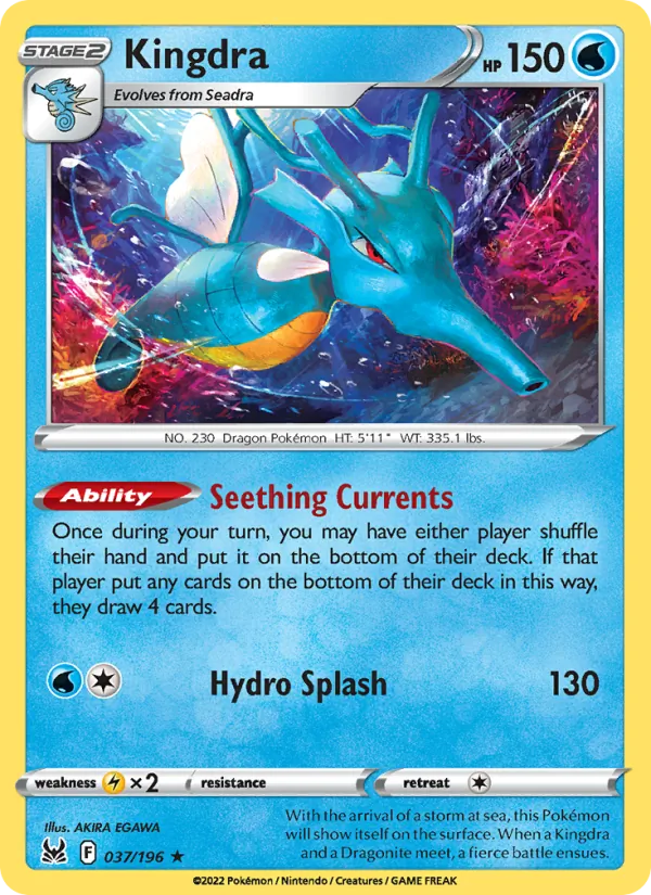 Kingdra 037 · Lost Origin