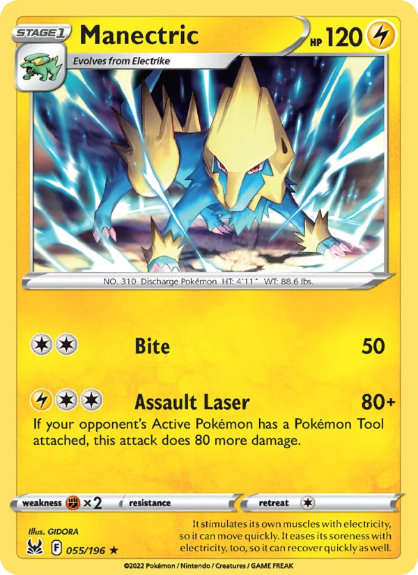 Manectric 055 · Lost Origin